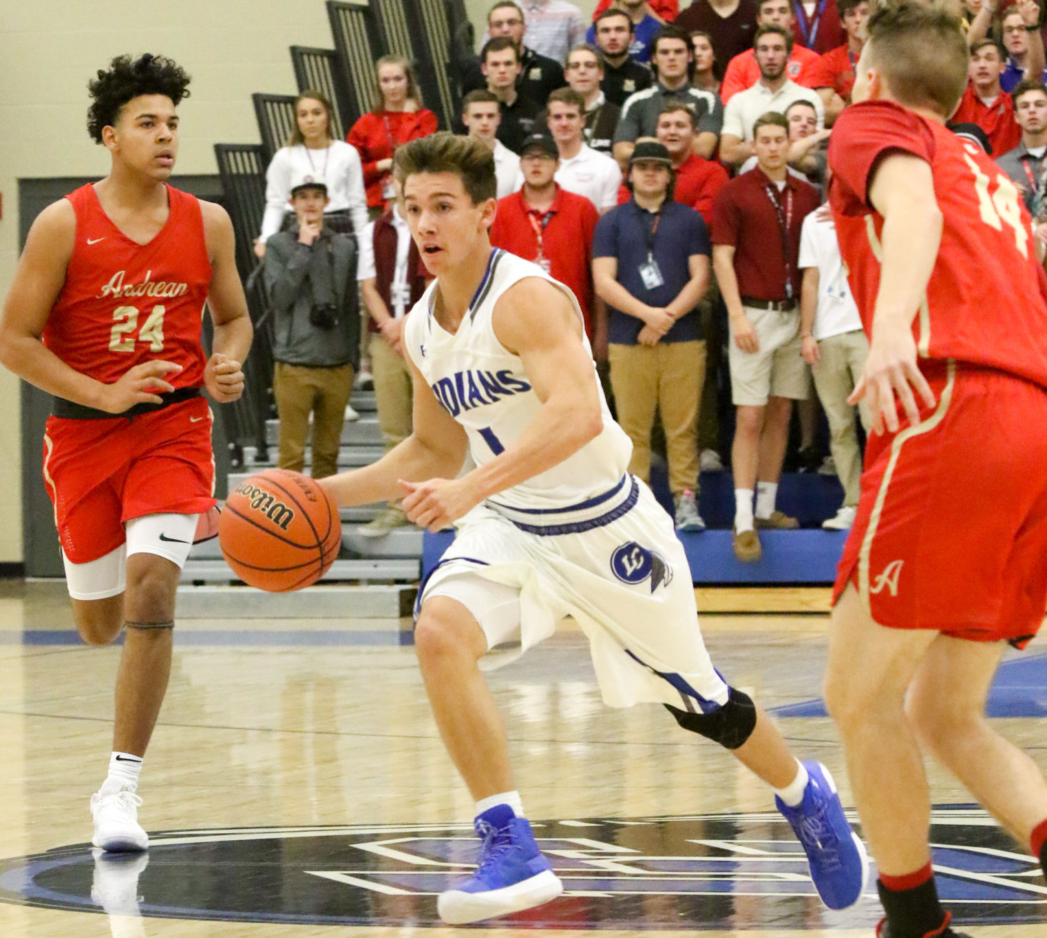 Andrean at Lake Central boys basketball